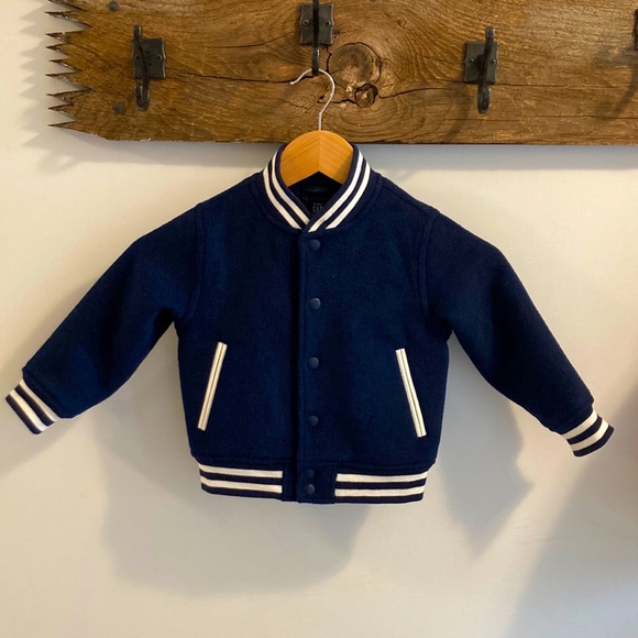 Baby Gap Varsity Jacket - Size 2T - Picture 2 of 4